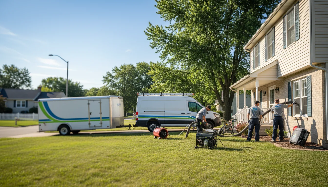 Flooded Basement Restoration And Cleanup With Repair in Willoughby, OH near me